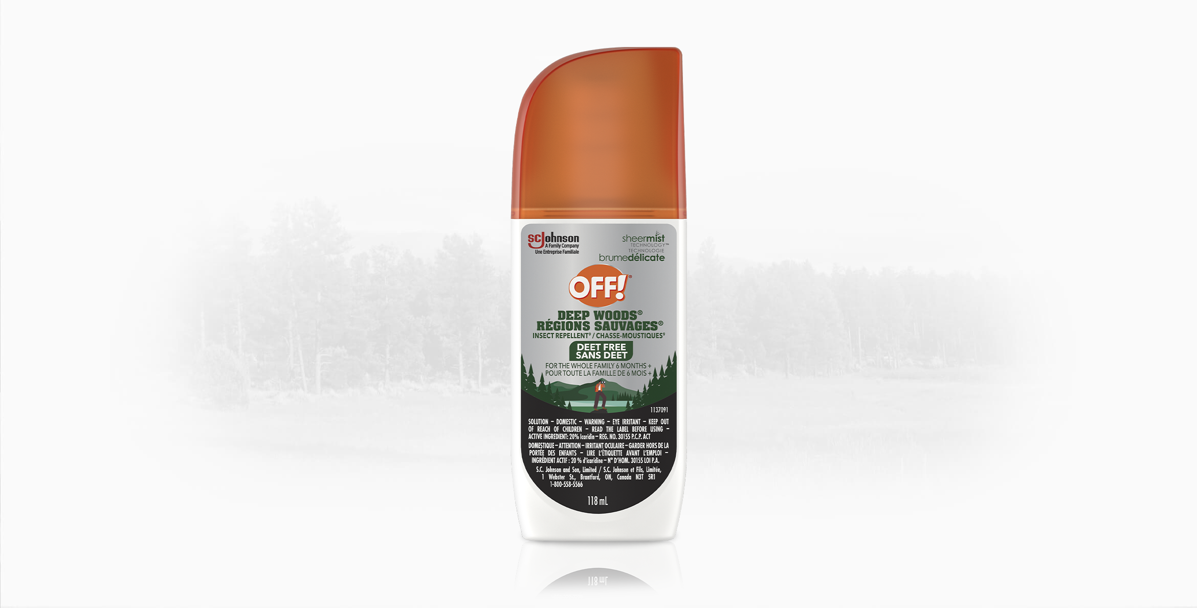 OFF!® Deep Woods® Pump Spray Insect Repellent -  Deet Free