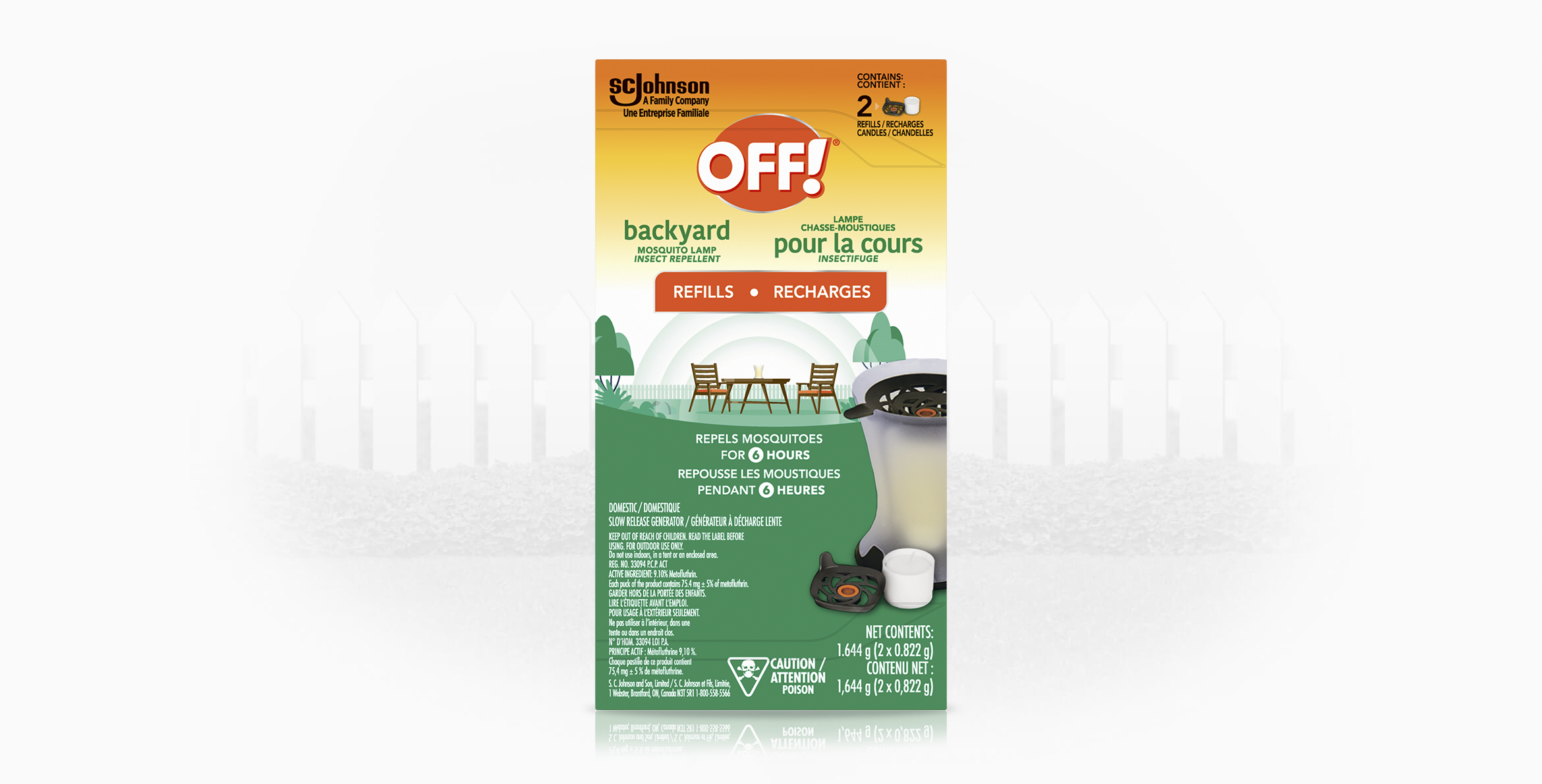 OFF!® Backyard Mosquito Lamp – Refills 