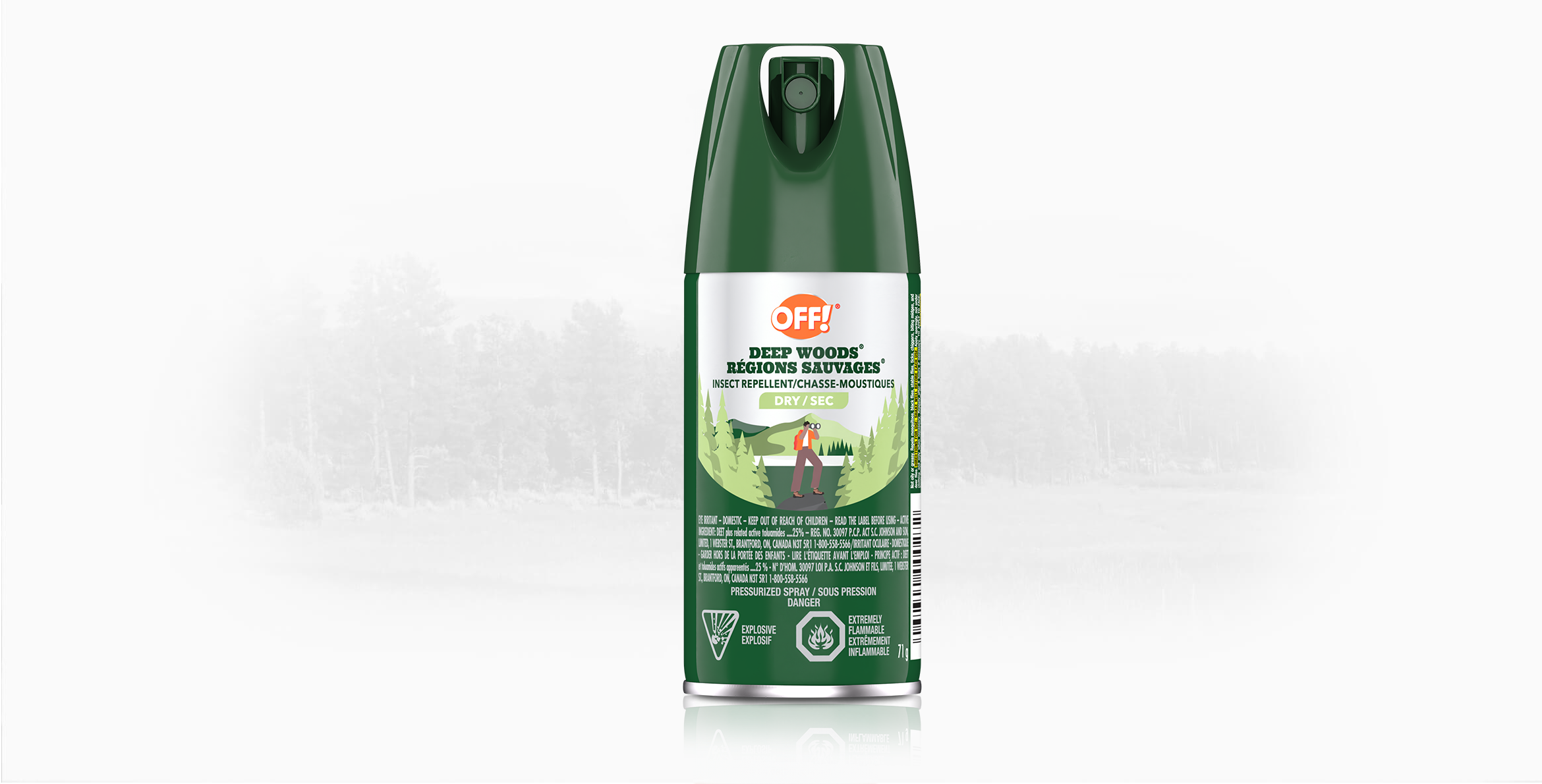 OFF!® Deep Woods® Insect Repellent Dry