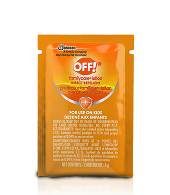 OFF!® FamilyCare Lotion Packs